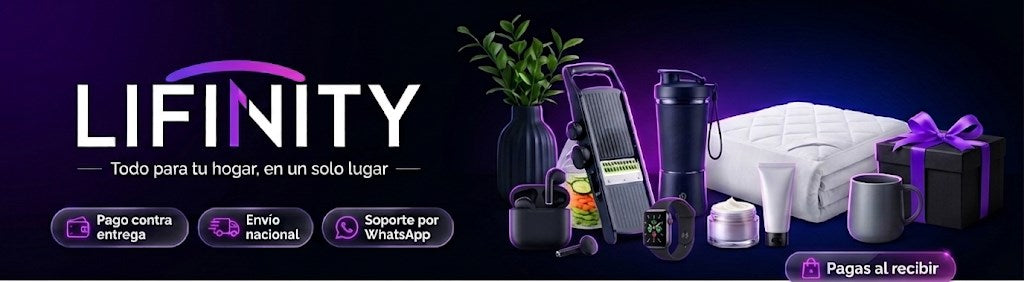Lifinity: todo para tu hogar, en un solo lugar. Pago contra entrega, envío nacional y soporte por WhatsApp